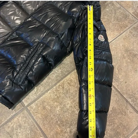 Men’s junior Moncler hooded, puffer jacket, size 3